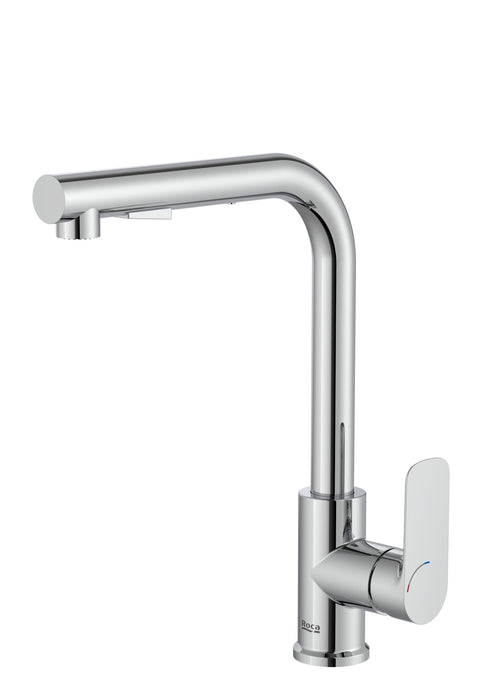 ROCA A5A856EC00 CALA Grifo Monomando Fregadero Cocina Caño Giratorio Cromo