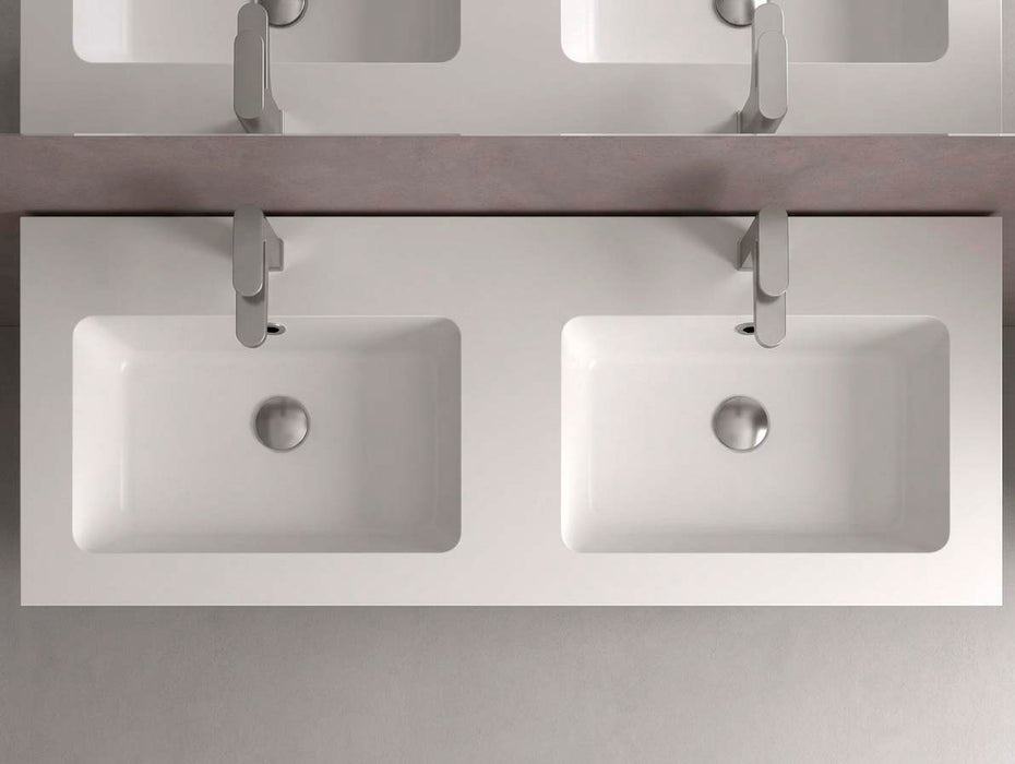 SALGAR 121808 RUNA Mueble+Lavabo VILNA 160cm Nogal
