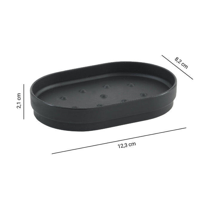 GEDY SH111400300 SHARON Jabonera Negro Mate