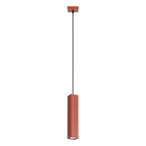 SOLLUX SL.3197 Lámpara Colgante Rayo 1 Ocre Rojo