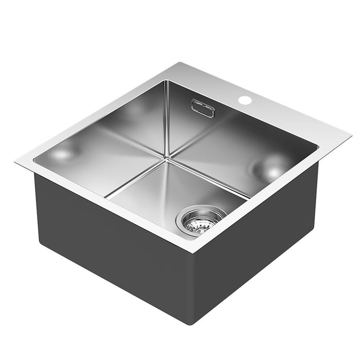 LLAVISAN L509414 SOLAPA Fregadero 40x40 Acero Cepillado