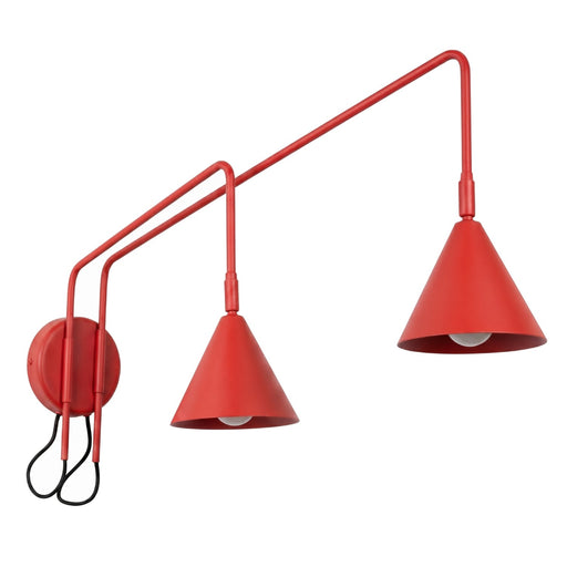 SOLLUX SL.2518 Aplique Nox 2 Roja Con Interruptor