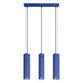 SOLLUX SL.3212 Lámpara Colgante Rayo 3L Azul Ultramar