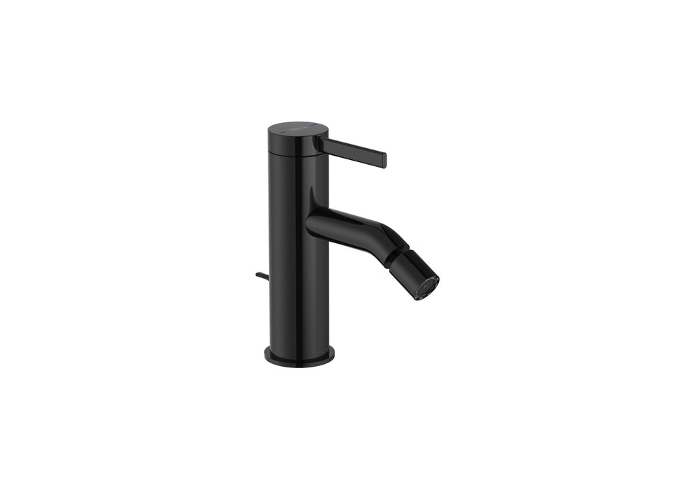 ROCA A5A609ECN0 ONA Grifo Monomando Bidé con Desagüe Automático Negro Titanio
