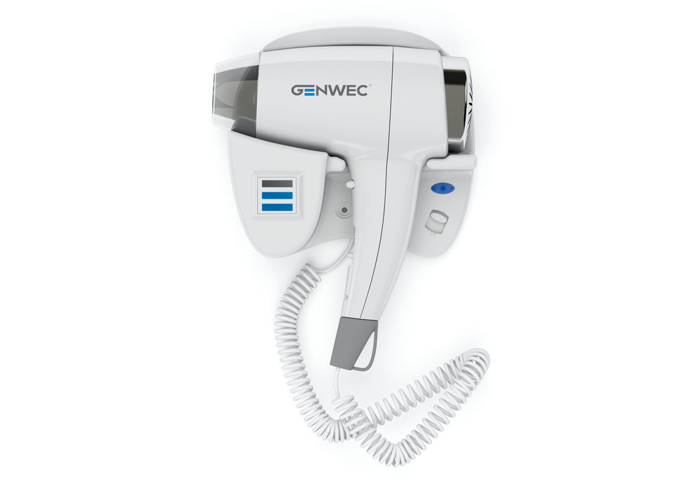 GENWEC GW02 02 01 00 PONTIA Secador de Pelo con Soporte Blanco Blanco