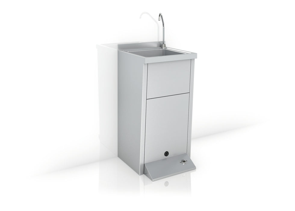 GENWEC GW08 50 04 01 Lavamanos registrable con pedestal, una agua
