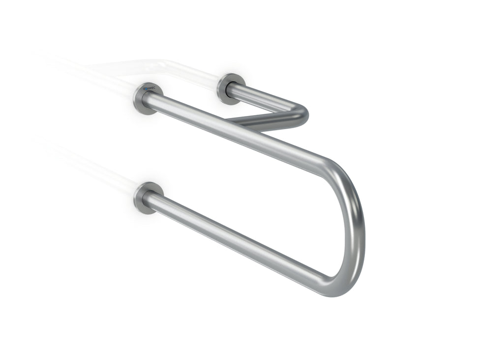 GENWEC GW11 10 04 01 Barra Fija 3 Anclajes Inox Satinada Izquierda Satinado