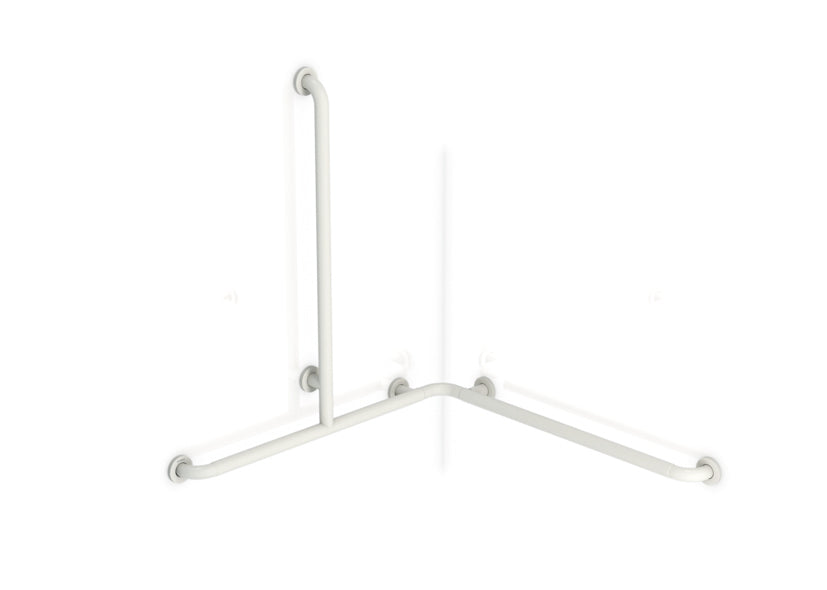 GENWEC GW11 35 09 00 Barra Soporte Ducha Nylon 3 Brazos Nylon
