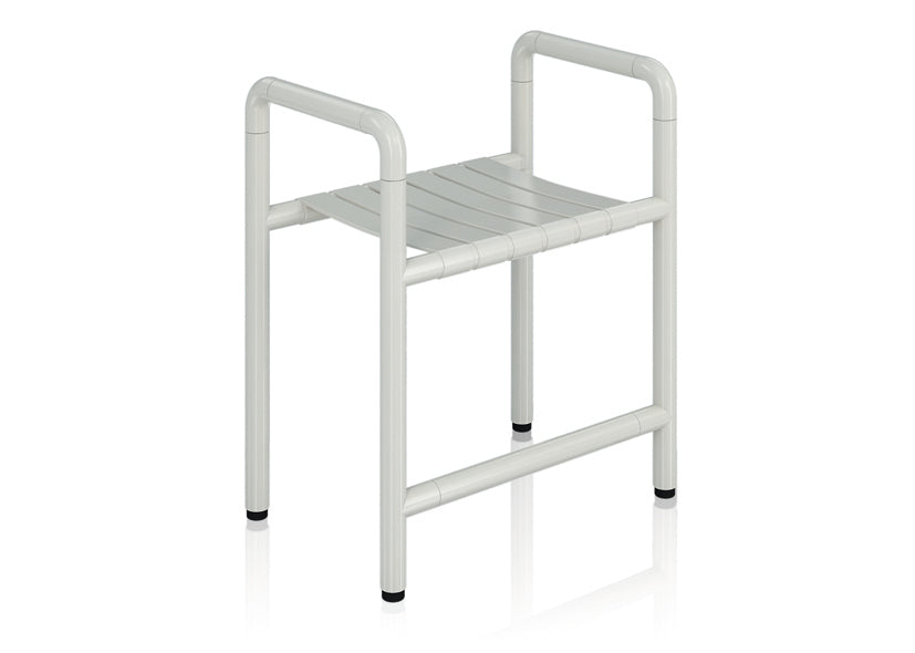 GENWEC GW11 40 09 00 Taburete Nylon 450 mm Altura Con Apoya Brazos Nylon