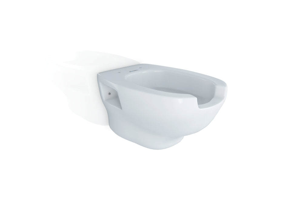 GENWEC GW11 44 07 00 Inodoro Mural Porcelana con Apertura Higiénica Blanco