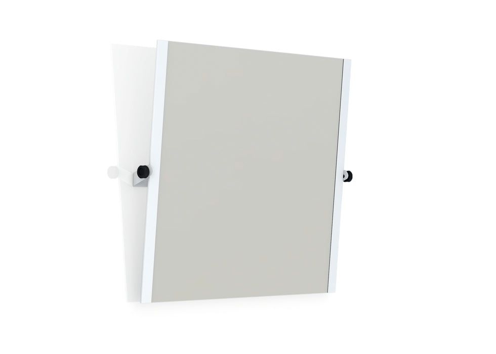 GENWEC GW11 66 02 00 Espejo Basculante Con Marco De Aluminio Pintado En Blanco Blanco
