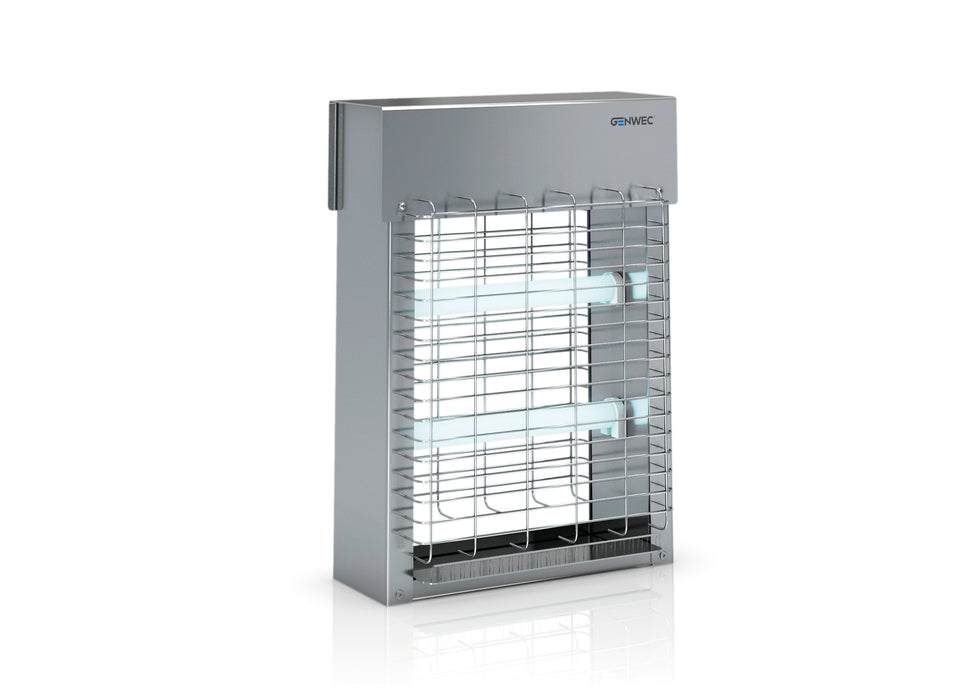 GENWEC GW14 03 04 02 Exterminador Insectos 2x11 W Acero Inox