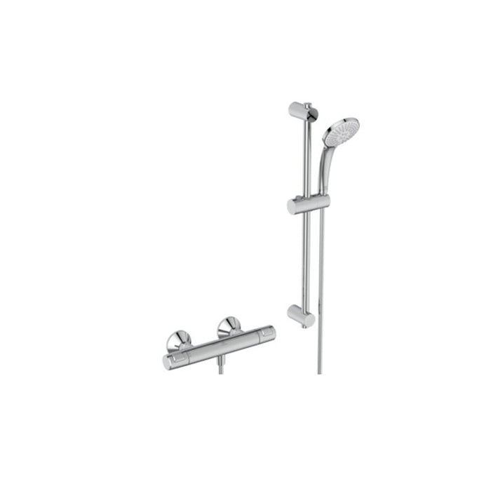 IDEAL STANDARD A7203AA CERATHERM T25 Grifo Termostático Con Equipo de Ducha Cromo
