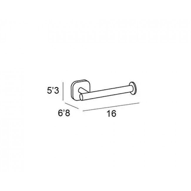 MANILLONS TORRENT 01572002 BASSIC Toallero Bidet Pegar Cromo