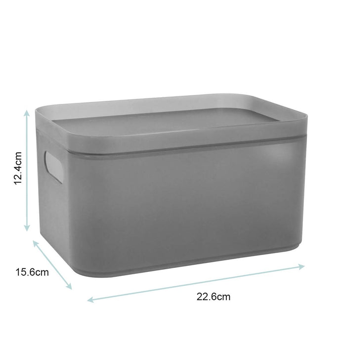NADI 10SP1404 KOREA APILABLE Plástico Apilable Gris 22.6 x 15.6 x 12.4 cm