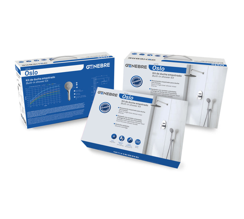 GENEBRE ST116 19 OSLO Kit De Ducha Empotrar
