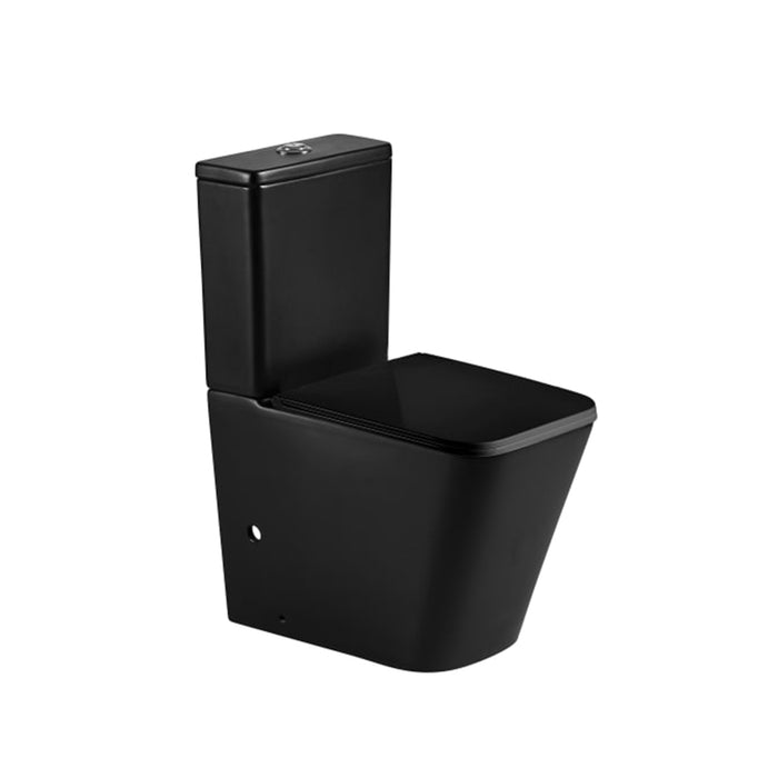 AQUORE 10488 PISA Inodoro Rimless Completo Negro Mate