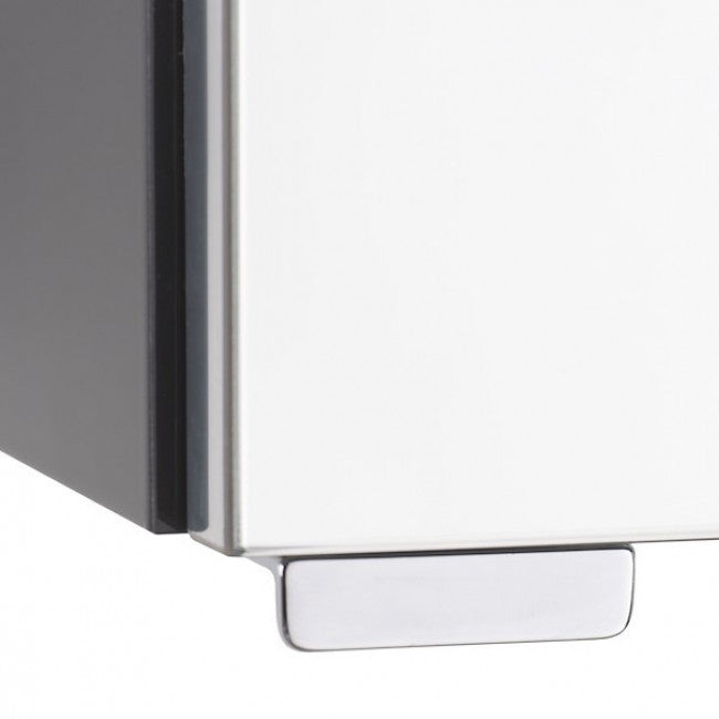 ROYO 123044 APOLO Camerino LED Con Espejo 4 Puertas 120 cm Gris Antracita Brillo