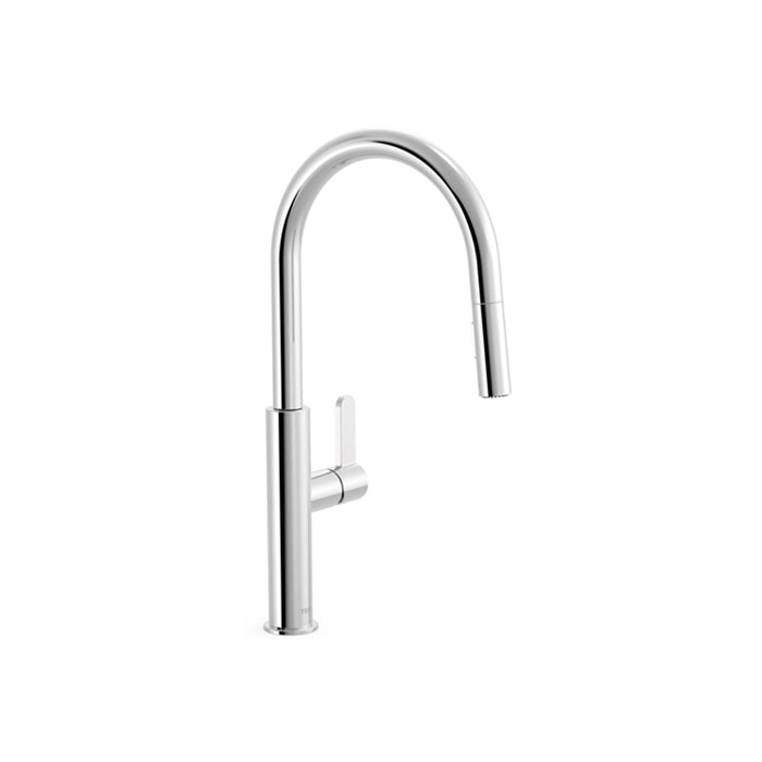 TRES 23043804 COCINA Grifo Monomando Fregadero con Caño Extraíble 2 Chorros Cromo