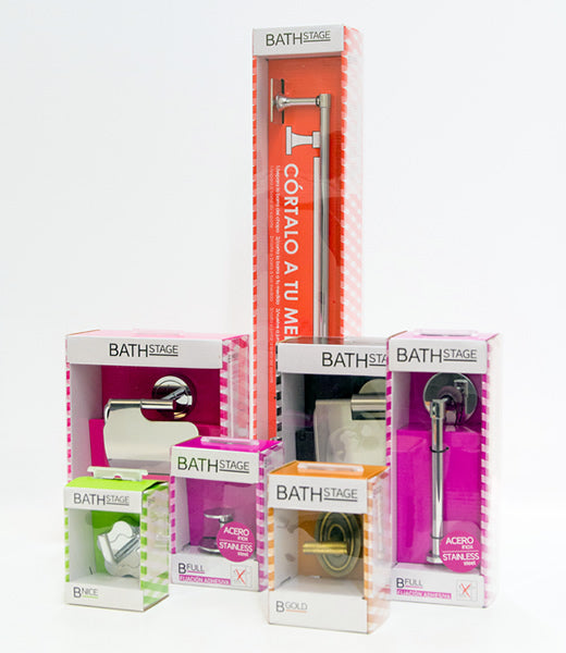 BATHSTAGE 66499 B-FOCUS Portarrollos Reserva Cromo