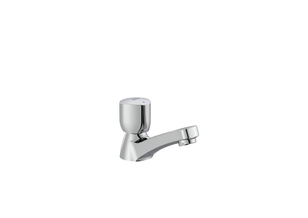 ROCA A5A428EC00 BRAVA Grifo De Repisa Lavabo De Agua Fría Índice Azul Cromo