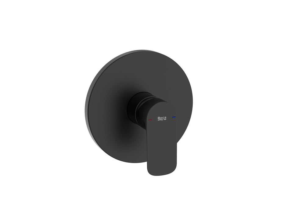 ROCA A5A226ENB0 CALA Grifo Monomando Empotrable Para Ducha Con Cuerpo Empotrable Negro Mate