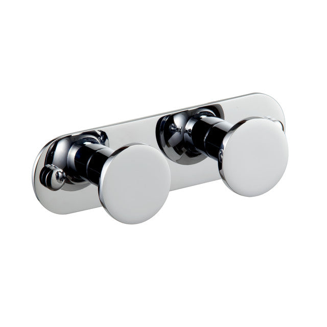 MANILLONS TORRENT 01519002 BASSIC Percha Doble Cromo