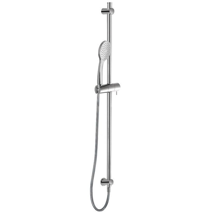 TRES 06193105 Barra Ducha Deslizante con Toma de Agua Cromo