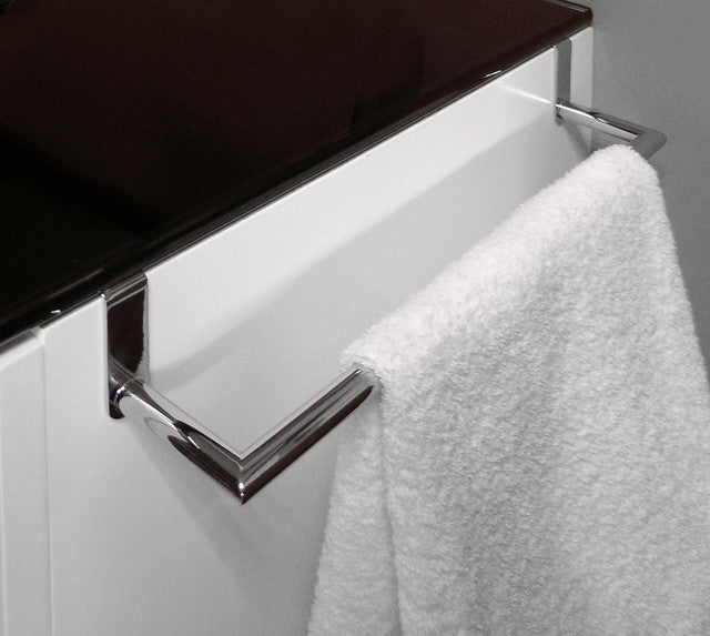 MANILLONS TORRENT 06343002 Toallero Barra Redondo 37 cm Lateral Mueble Cromo