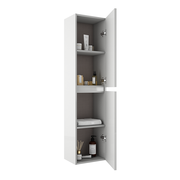 VISOBATH 082323 BOX Columna Suspendida 2 Puertas Blanco Brillo