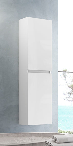 VISOBATH 082323 BOX Columna Suspendida 2 Puertas Blanco Brillo