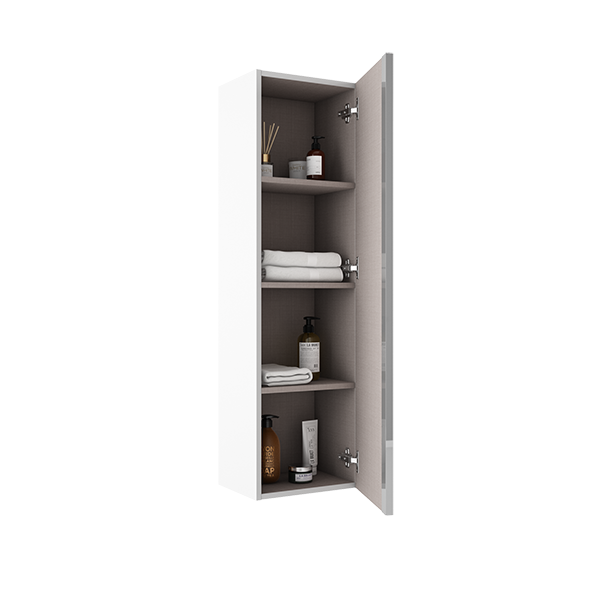 VISOBATH 86788 GRANADA Columna Suspendida 1 Puerta Reversible Color Blanco Ada Mate Tirador Aluminio
