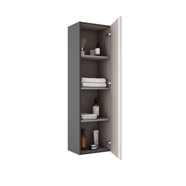 VISOBATH 86789 GRANADA Columna Suspendida 1 Puerta Reversible Color Ceniza Tirador Blanco