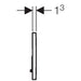 GEBERIT 115.770.21.5 SIGMA 01 Pulsador Cromo Brillo 24/48 Horas Geberit 