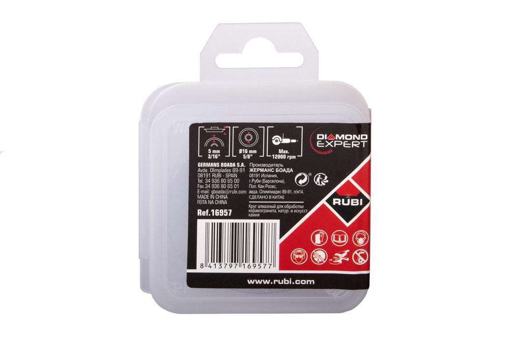 RUBI 16957 PRO-EDGER Muela R.5 Grano fino