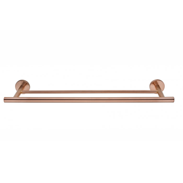STROHM TEKA 17062020G3 ALAIOR Toallero de Barra Doble Oro Rosa Cobre