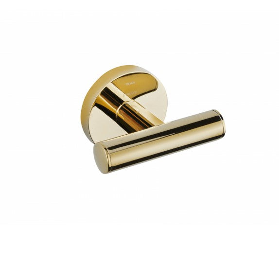 STROHM TEKA 17065020G2 ALAIOR Gancho-Colgador Perchero Doble Oro