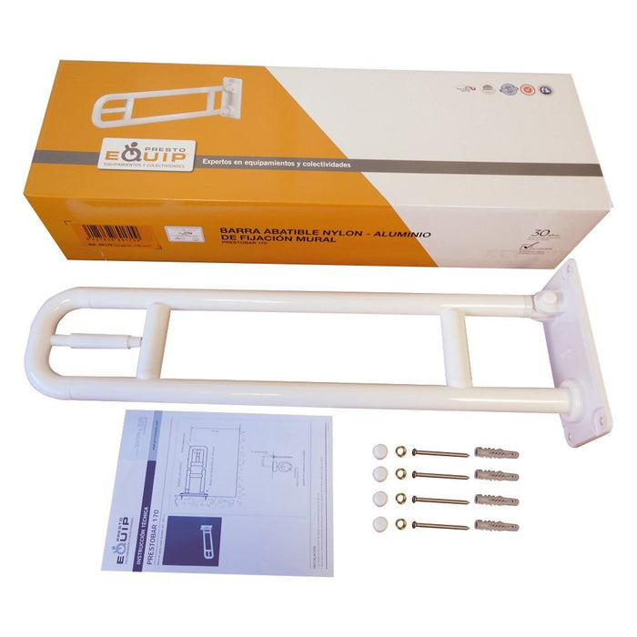 PRESTOBAR 170 Barra Abatible 800 Nylon Blanco 3 a 5 Días Presto 