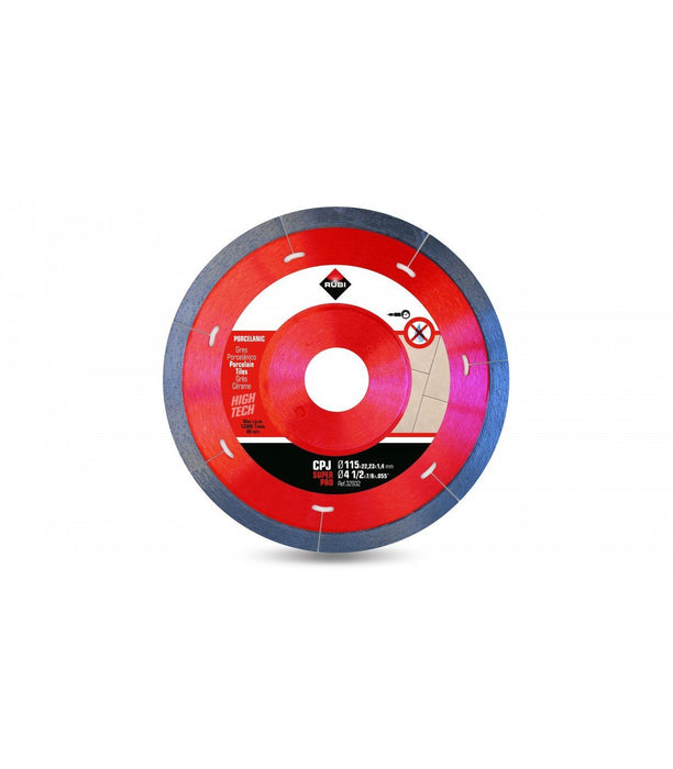 RUBI 32932 CPJ-115 SUPERPRO Disco Diamante Porcelánico J-Slot 24/48 Horas Rubi 