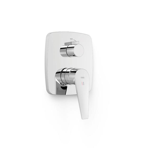 TRES 21828001 CANIGO-TRES PLUS Grifo Monomando Empotrado 2V Rapid-Box Ducha 7 a 10 Días Tres Grifería 