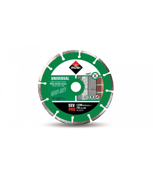 RUBI 25916 SEV-230 PRO Disco Diamante General Obra Segmentado 7 a 10 Días Rubi 