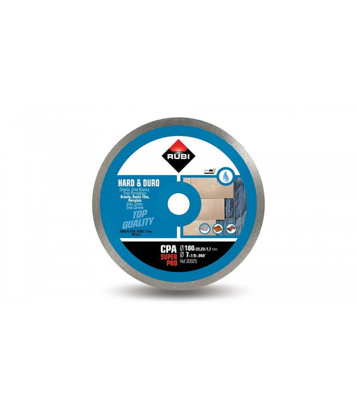 RUBI 30925 CPA-180 SUPERPRO Disco Diamante Material Duro Continuo 7 a 10 Días Rubi 