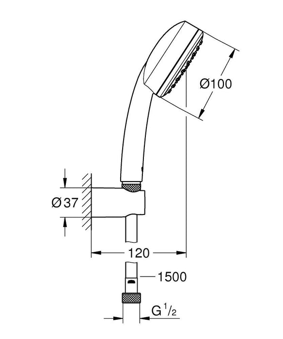 GROHE 26 084 002 Tempesta New Cosmopolitan 5 a 7 Días Grohe 