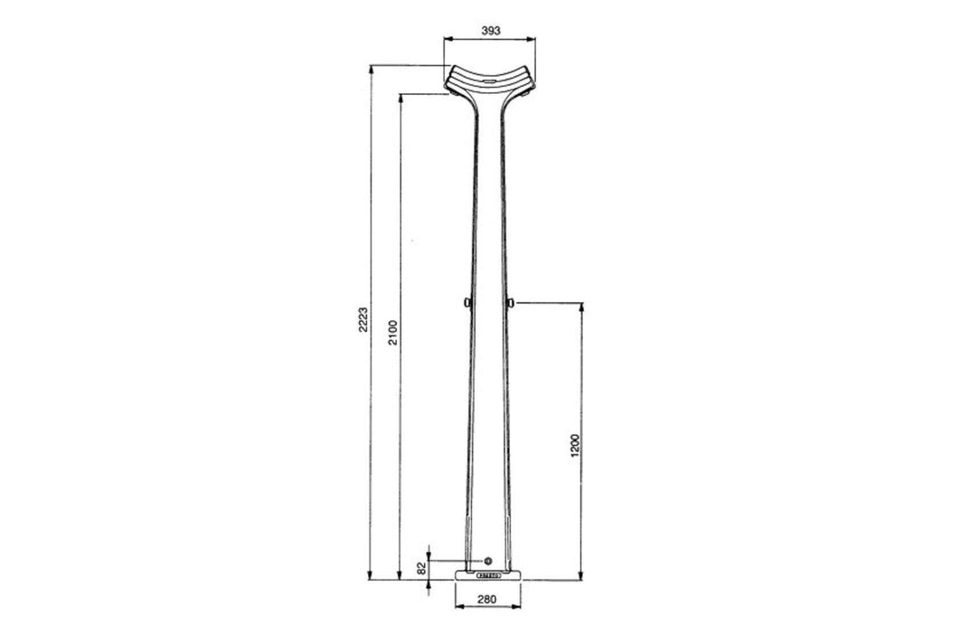 PRESTO 29940 Columna Con 1 Ducha 3 a 5 Días Presto 