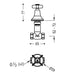TRES-CLASIC 24215502 Grifo Llave De Paso Roscar De 1/2" Cromo 5 a 7 Días Tres Grifería 