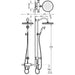 TRES-CLASIC 24219501 Grifo Conjunto Ducha Termostática Cromo 5 a 7 Días Tres Grifería 