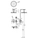 TRES-CLASIC 24218004 Grifo Kit Ducha Empotrado Cromo 5 a 7 Días Tres Grifería 