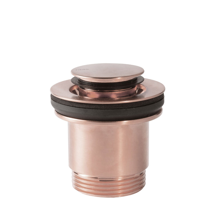 TRES 24284002OPM COMPL_GRIFERIA Válvula De Desagüe Click-Clack Simple-Rapid Para Lavabo Oro Rosa Mate