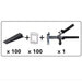 RUBI 03914 DELTA LEVEL SYSTEM Kit Con Brida 1,5 MM 24/48 Horas Rubi 