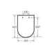 ROCA A80178C004 DAMA COMPACTO Tapa Asiento Wc Caída Amortiguada 24/48 Horas ROCA 